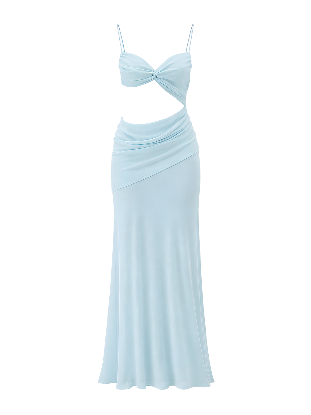 Luna–Twist Satin Dress