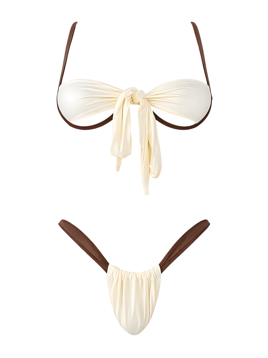 Luna-Tie Front Bikini