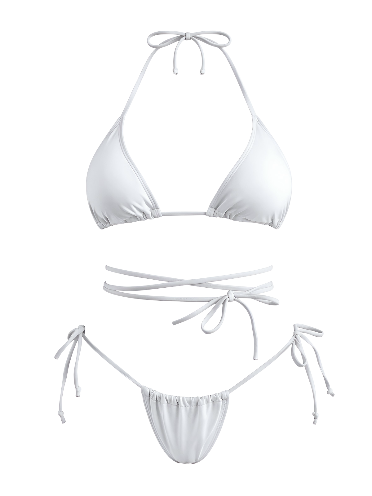 Rhea-Wrap String Bikini