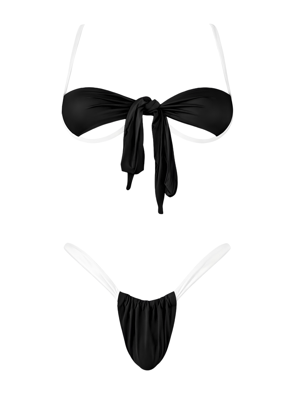 Luna-Tie Front Bikini