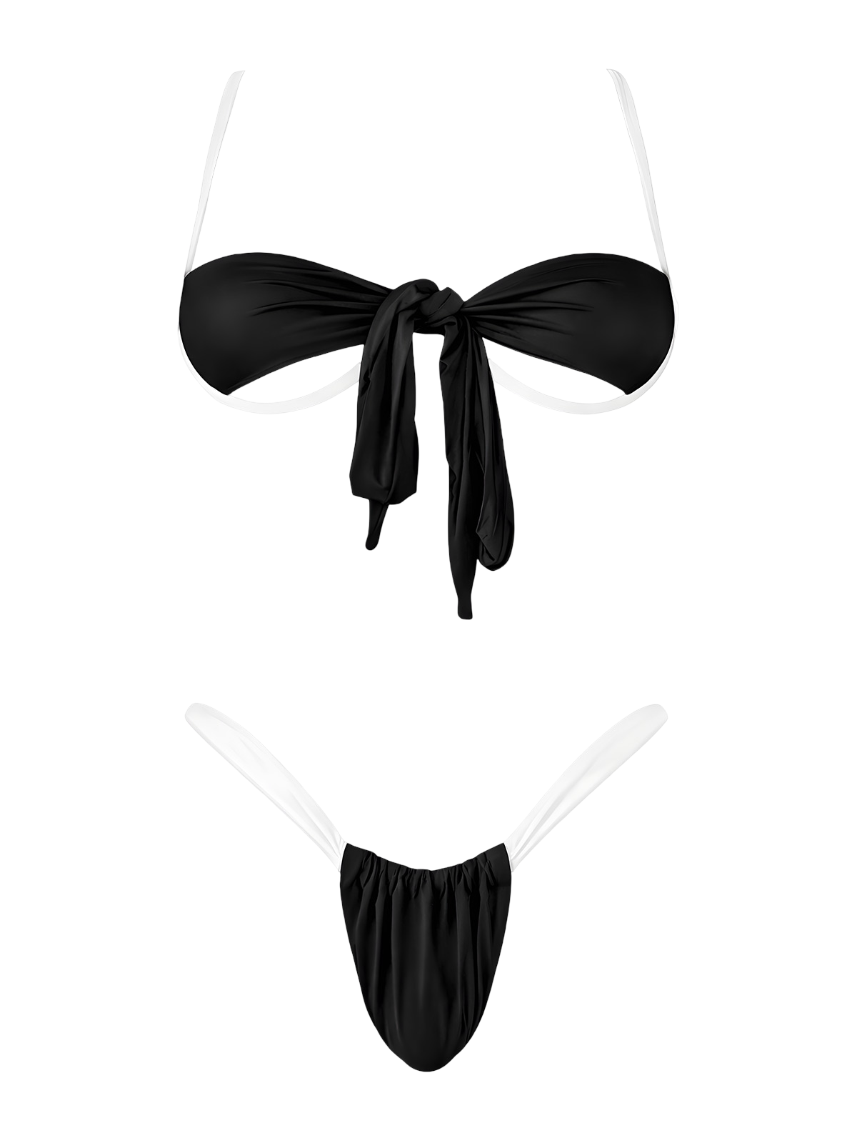 Luna-Tie Front Bikini