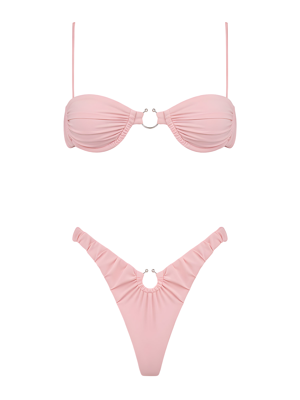 Lana-Ring Ruched Bikini