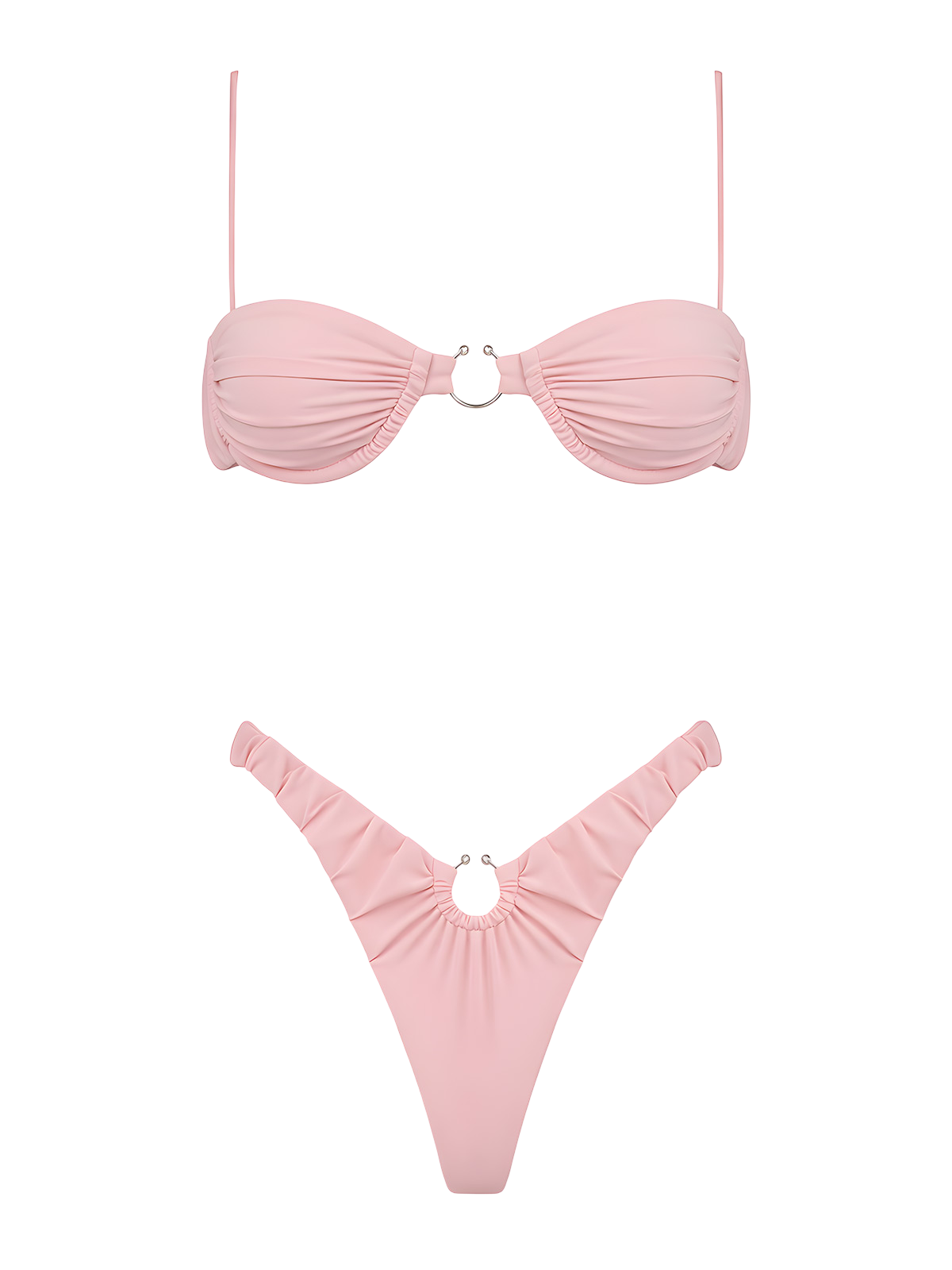 Lana-Ring Ruched Bikini