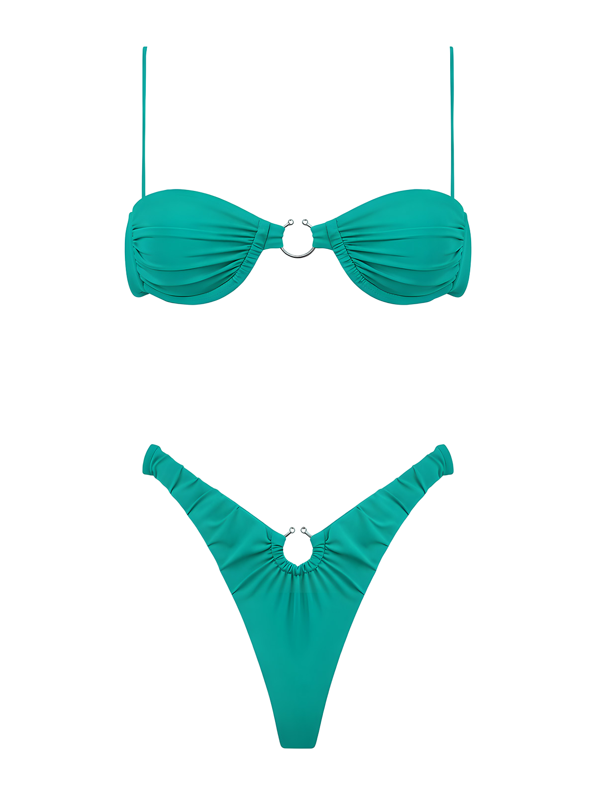 Lana-Ring Ruched Bikini