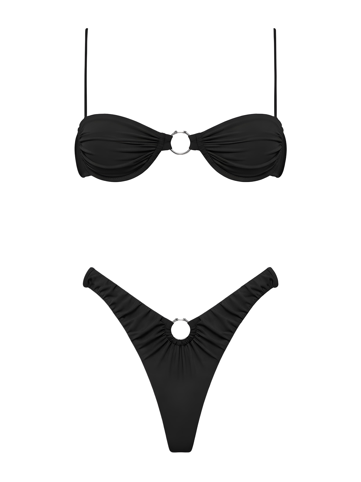Lana-Ring Ruched Bikini