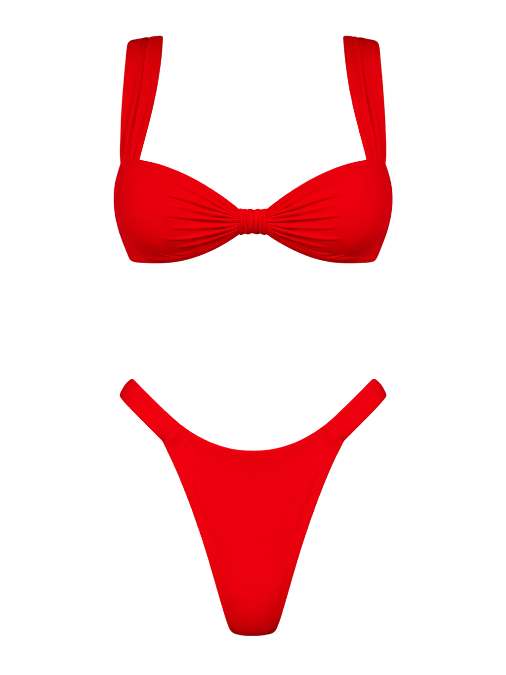 Rhea-Classic Red Bikini