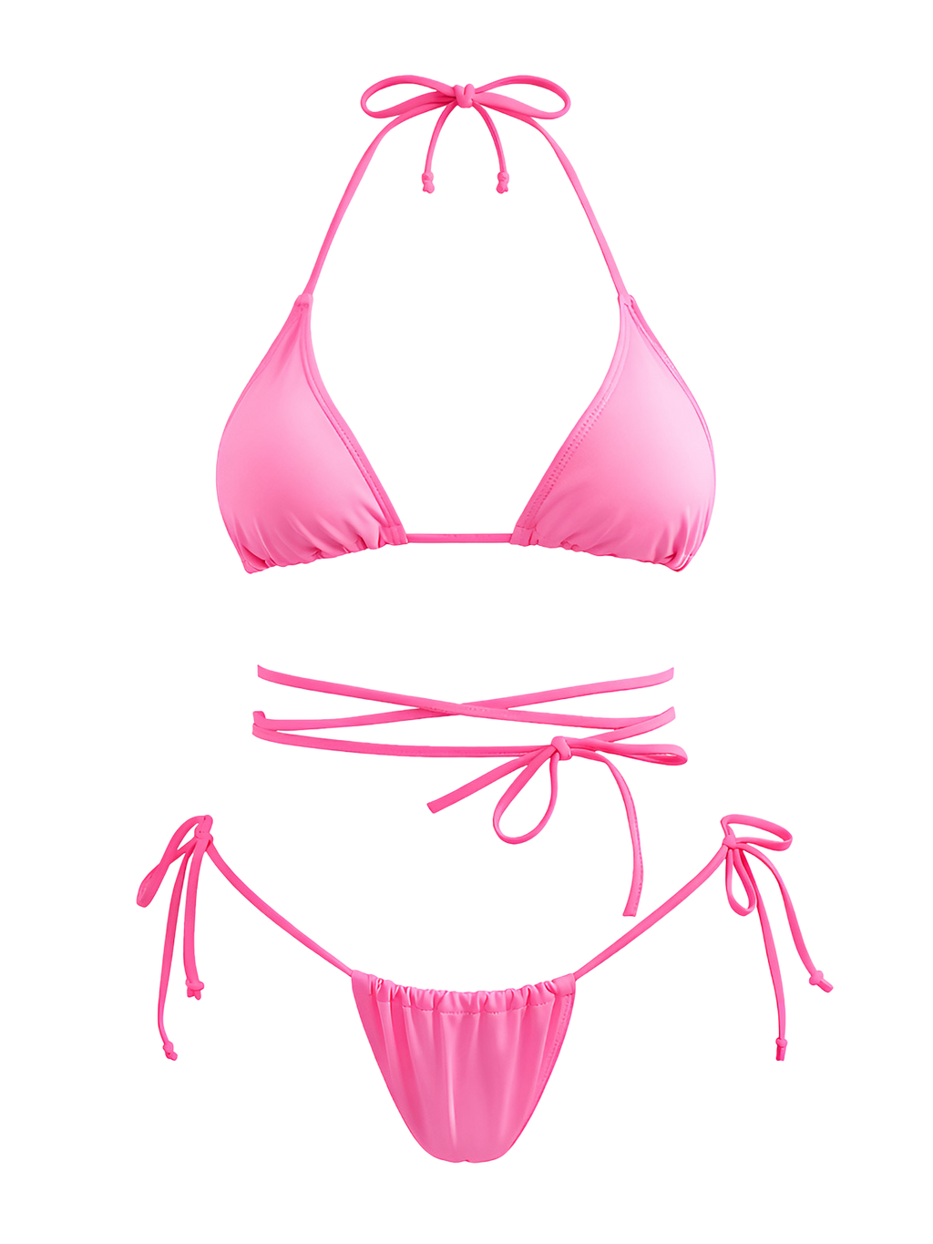 Rhea-Wrap String Bikini