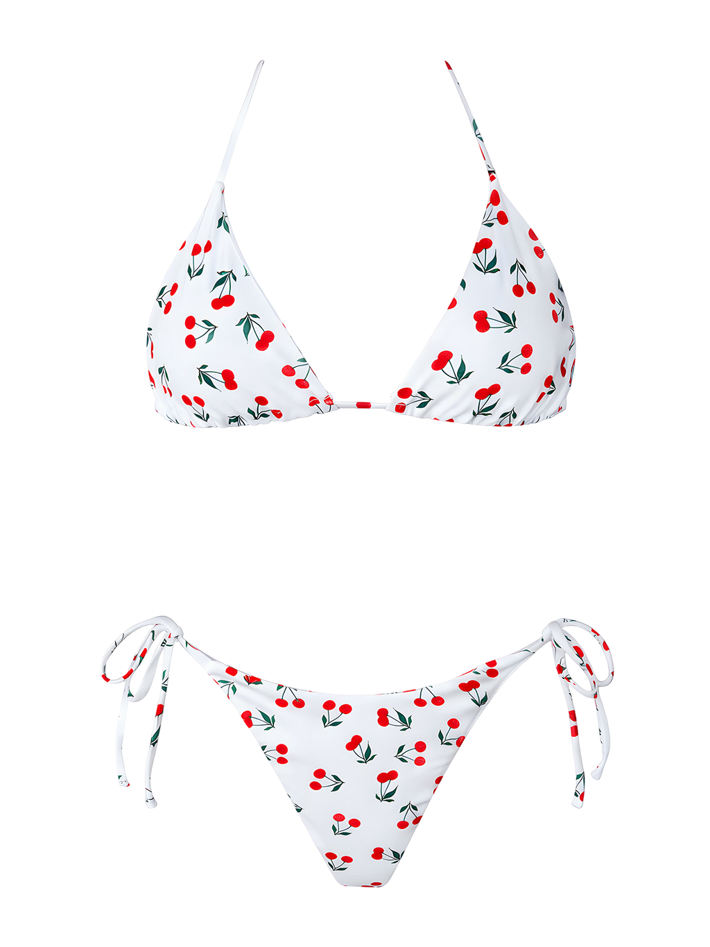 Kira-Cherry Tie Bikini