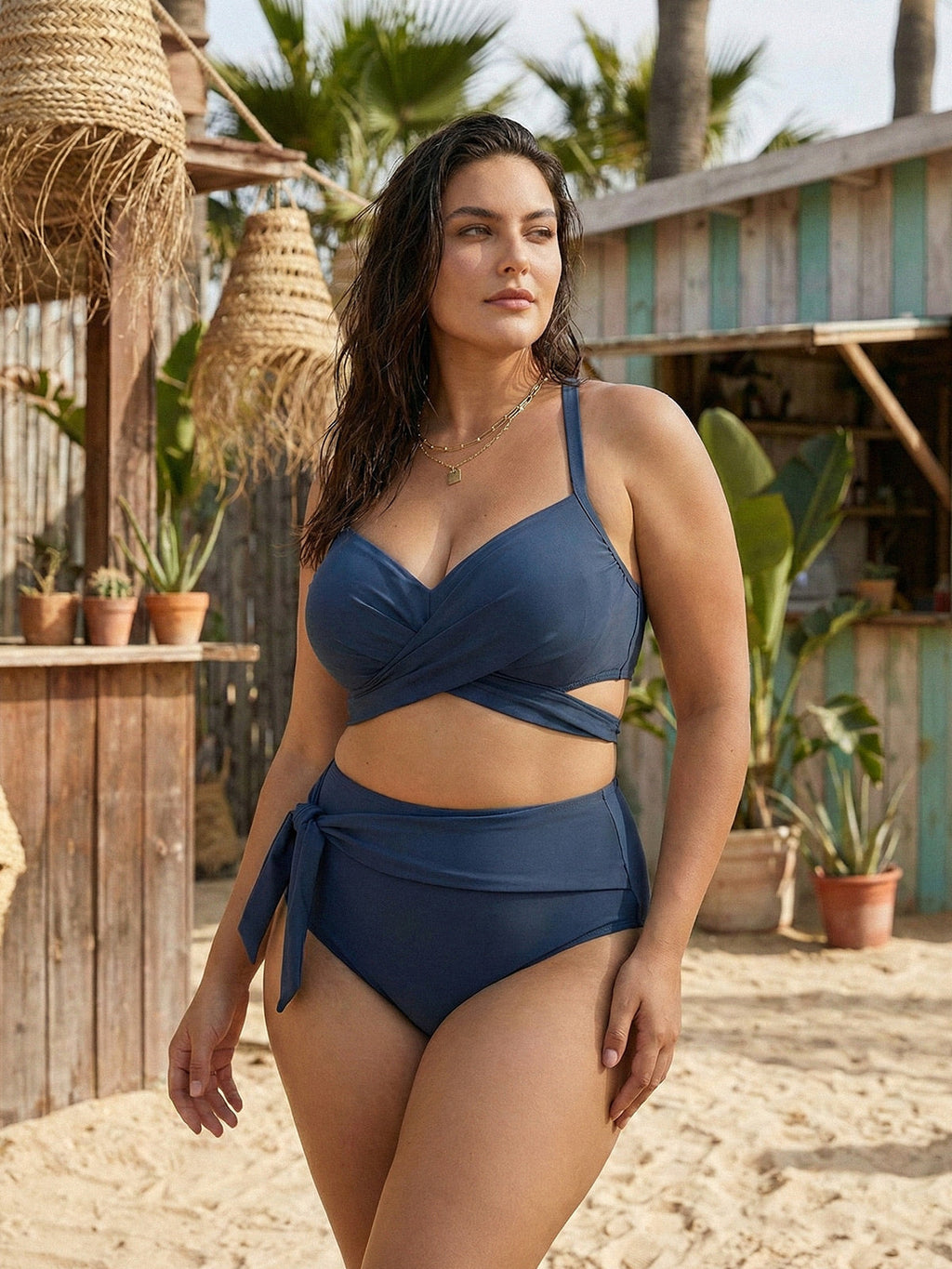 Mia-Wrap High Waist