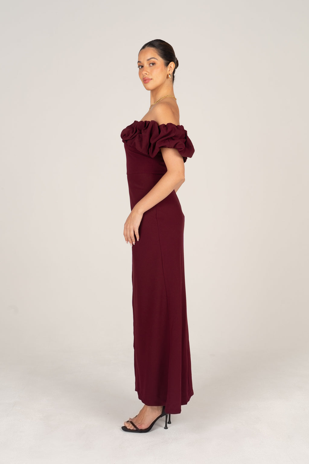 Jordan Off-Shoulder Ruffle Cocktail Dress