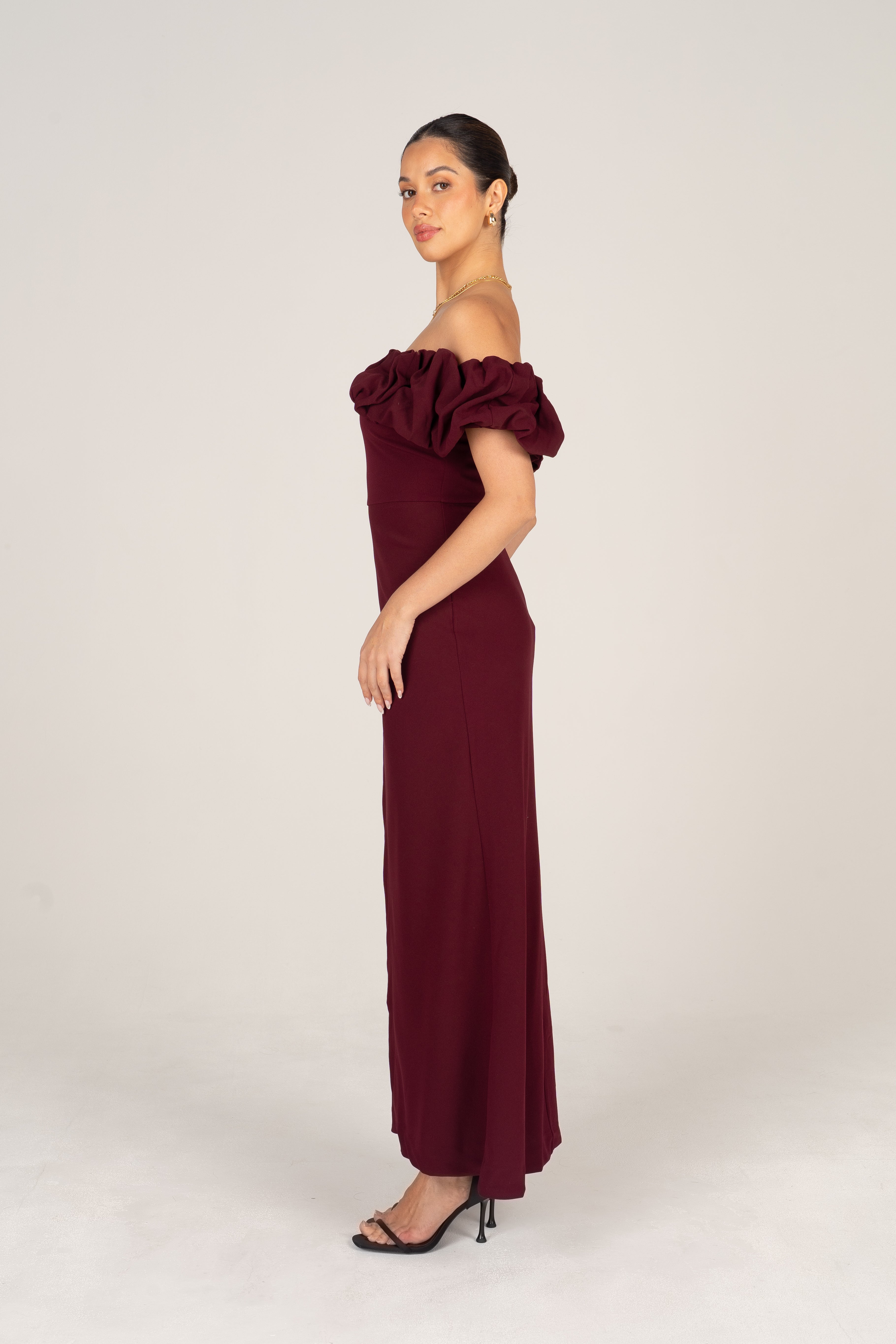Jordan Off-Shoulder Ruffle Cocktail Dress