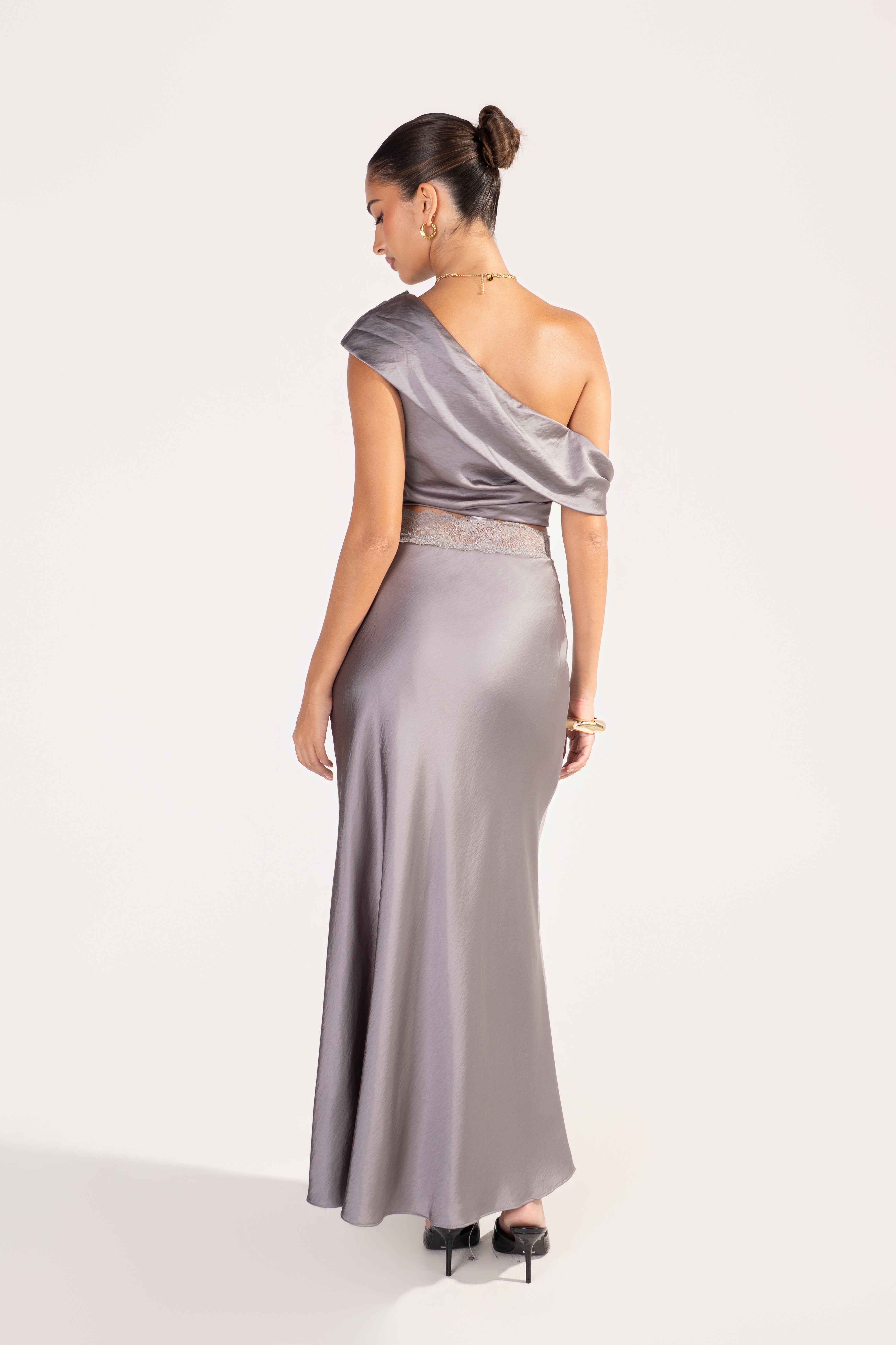 Nova Drop Shoulder Crop Top & Maxi Skirt Set